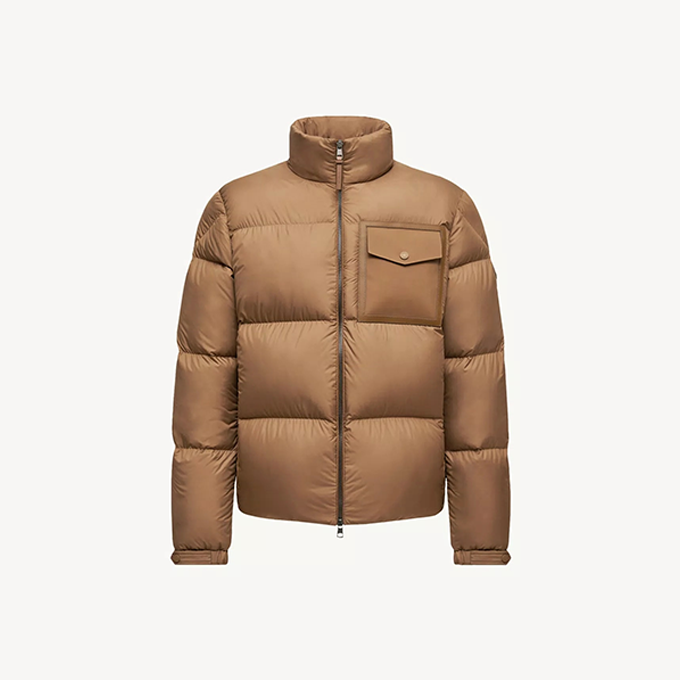 moncler chinon stand collar short down jacket